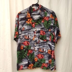 Vintage Kennington Floral Hawaiian Shirt XL